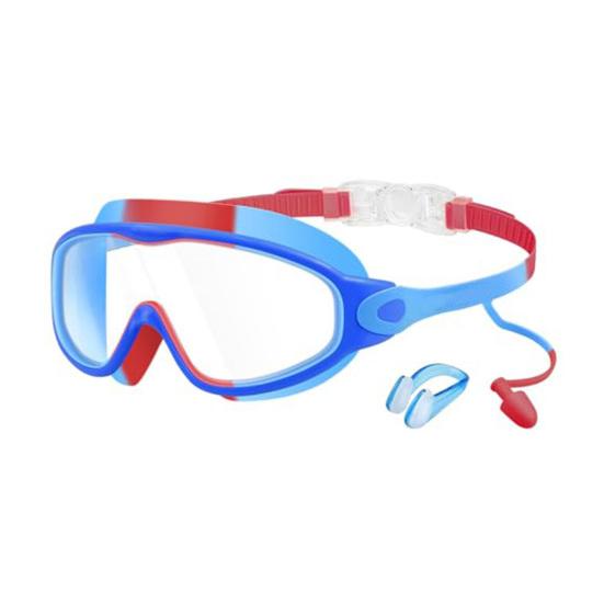 Kids Swim Goggles with Nose Clip And Earplug Anti-Fog UV Protection Pool Glasses Anti Shattered Lens for Boys Girls