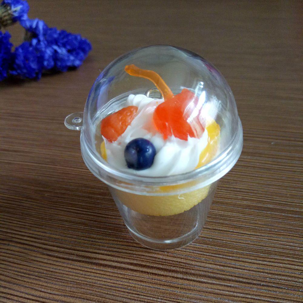& Kitchen Baking Plastic Popcorn Ice Cream Cups Cake Decorating Miniature Frappuccino Cup Cover Lid
