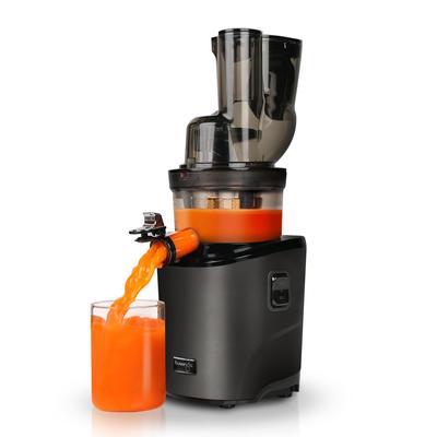 Соковыжималка Kubins Whole Slow Juicer REVO830 90 мм 43 мм новейшего двойного типа с замороженным ситечком [ЛУЧШАЯ] и (Матовый черный)