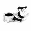 2pcs Aluminum Alloy Barbell Clips Quick Release Weight Clips Durable Bar Lock Clips  For Fitness