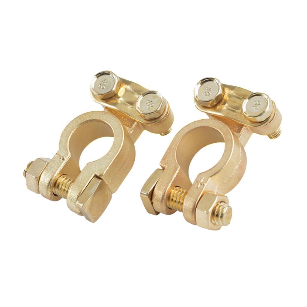 2 шт. 6 В 12 В Клеммы аккумулятора Положительные Отрицательные Разъемы для Автомобиля Фургона Каравана Грузовика