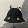 Милая шляпа-лягушка женская весенняя универсальная шляпа-ведро студенческая мультяшная солнцезащитная козырек шляпа для раковины