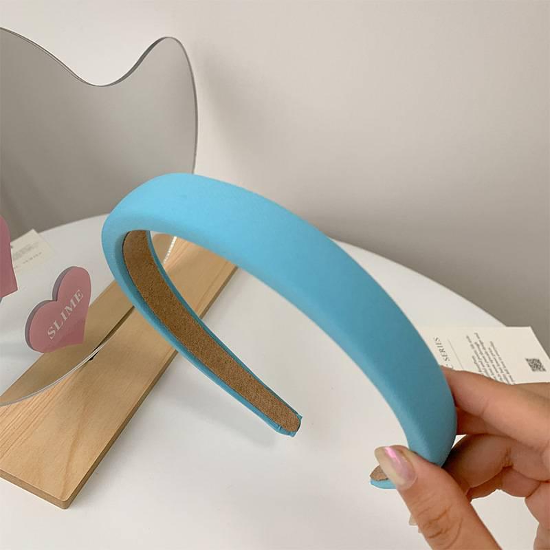 Модная повязка на голову цвета конфет 2024 года: Универсальный аксессуар для волос, для мытья лица и ношения на открытом воздухе