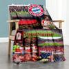 Fc Bayern München 23 Customize Text Blanket Throw Customizable Blanket Soft Warm Cozy Versatile for Chair Nap Seaside Picnics for All Occasions