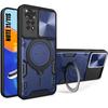Case for Xiaomi Redmi Note 11-11S Navy Blue Shockproof with Magnetic Stand and Camera Protection