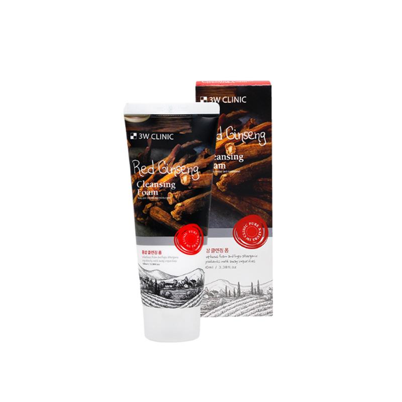 3w Clinic 5 видов очищающей пенки: Гиалуриновая кислота/Авокадо/Цитрон-С/Белый трюфель/Красный женьшень 100мл (20 вариантов)