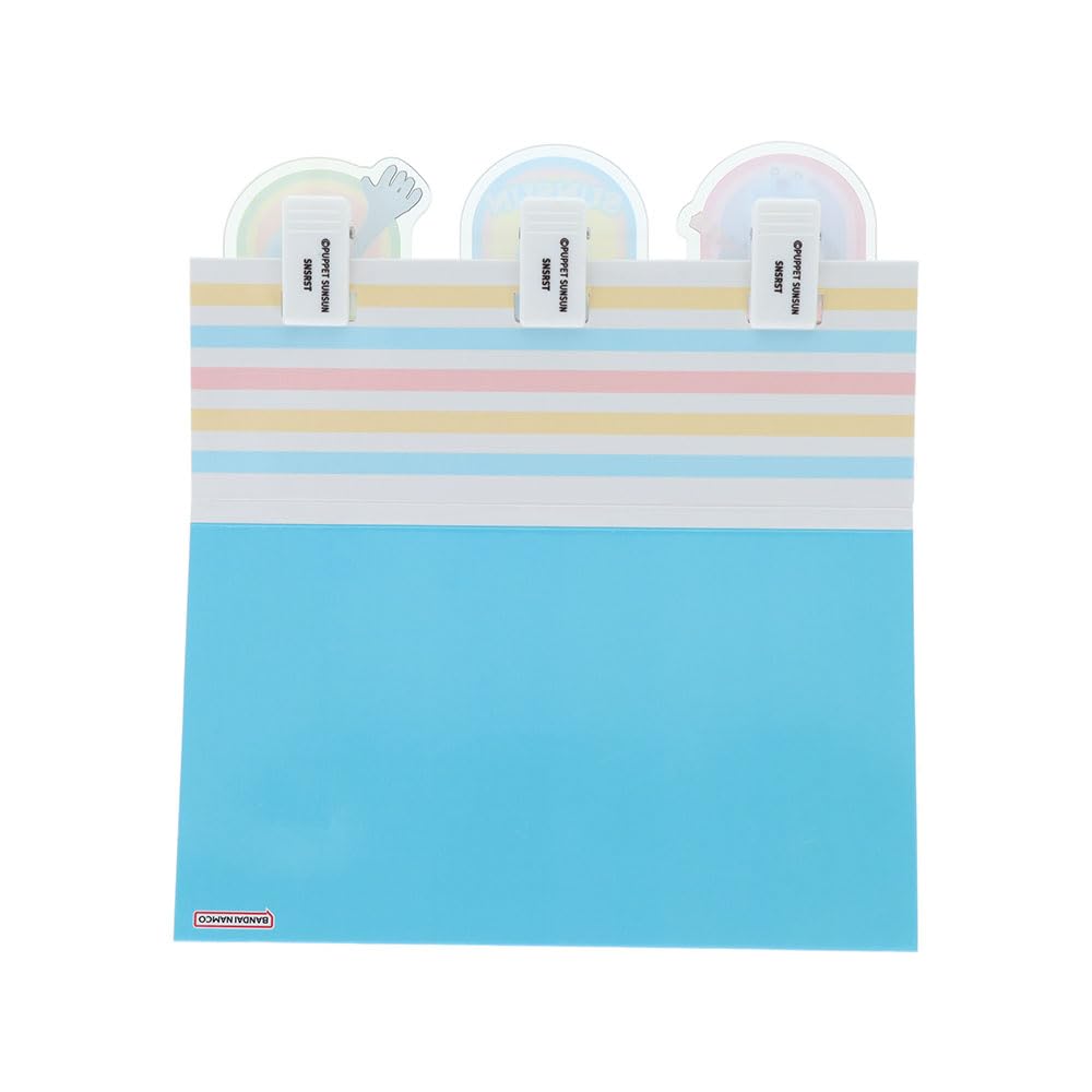 Stationery Puppet Goods Set of S3626393 Sun-Star Sun-Sun Clips, 3, Acrylic, Sun-Sun,