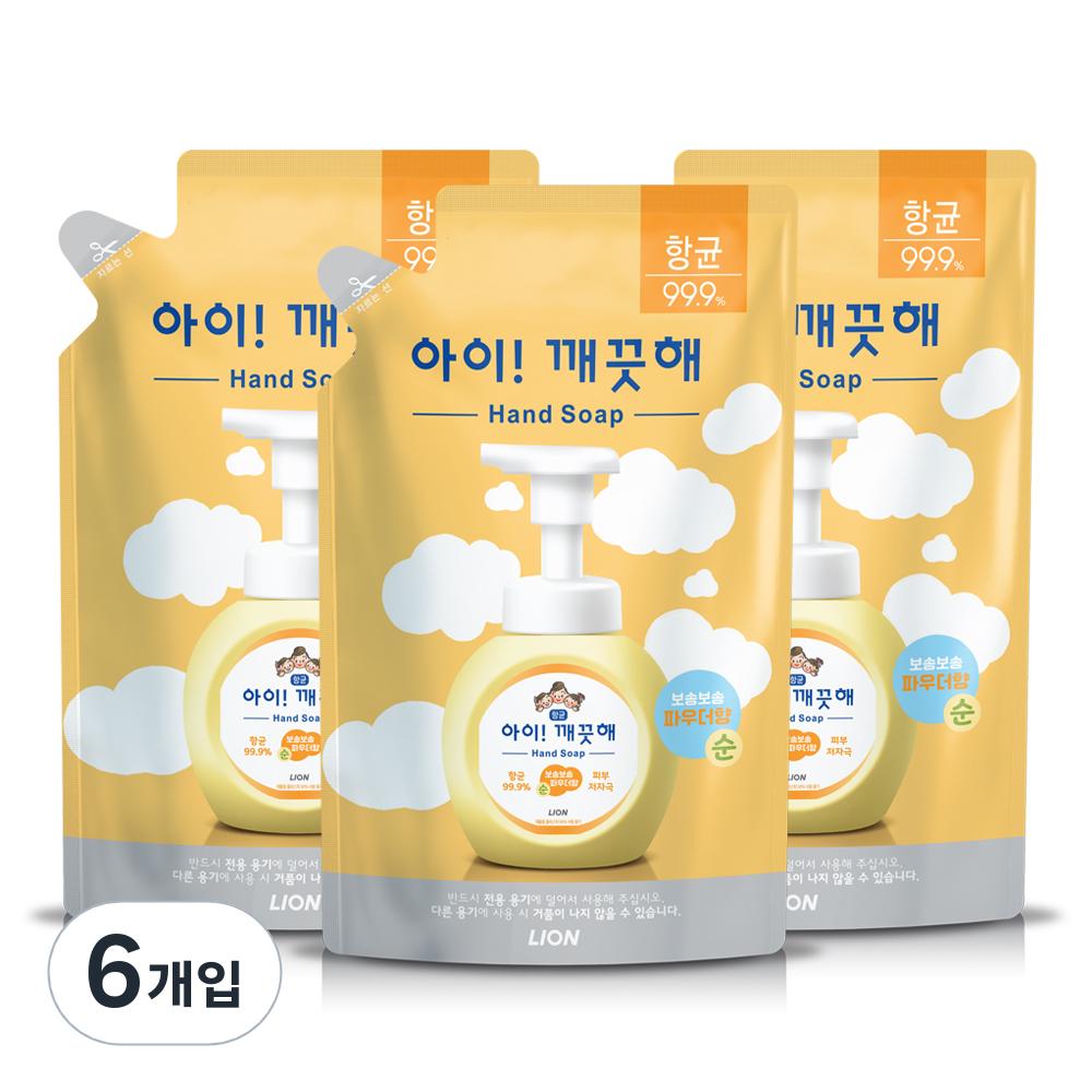 Сменный блок для мытья рук с ароматом iClean Pure, 6 шт., 450 мл