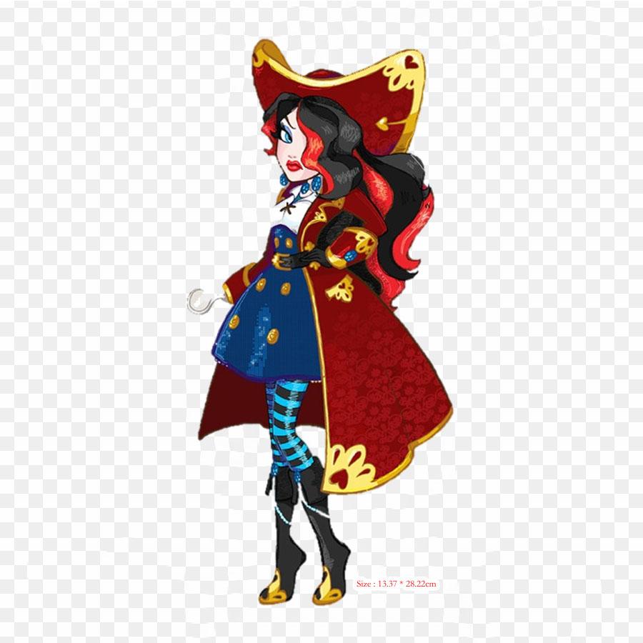 Ever After High Personajes Чеширский кот Чеширский утюг на термопереносной печати виниловые нашивки наклейки для одежды DIY аппликации моющиеся нашивки