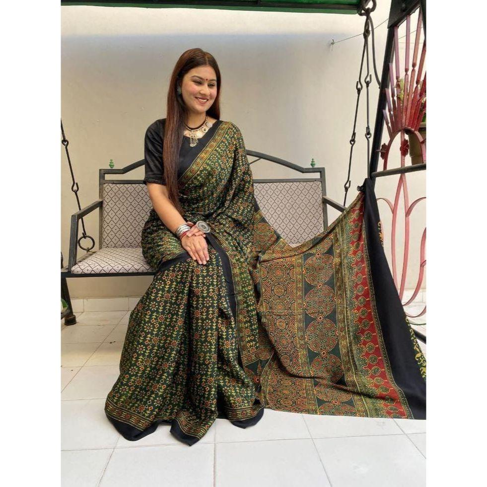 Стильная повседневная и офисная одежда, сари для женщин, блузка (Необходимо сшить по размеру и посадке)