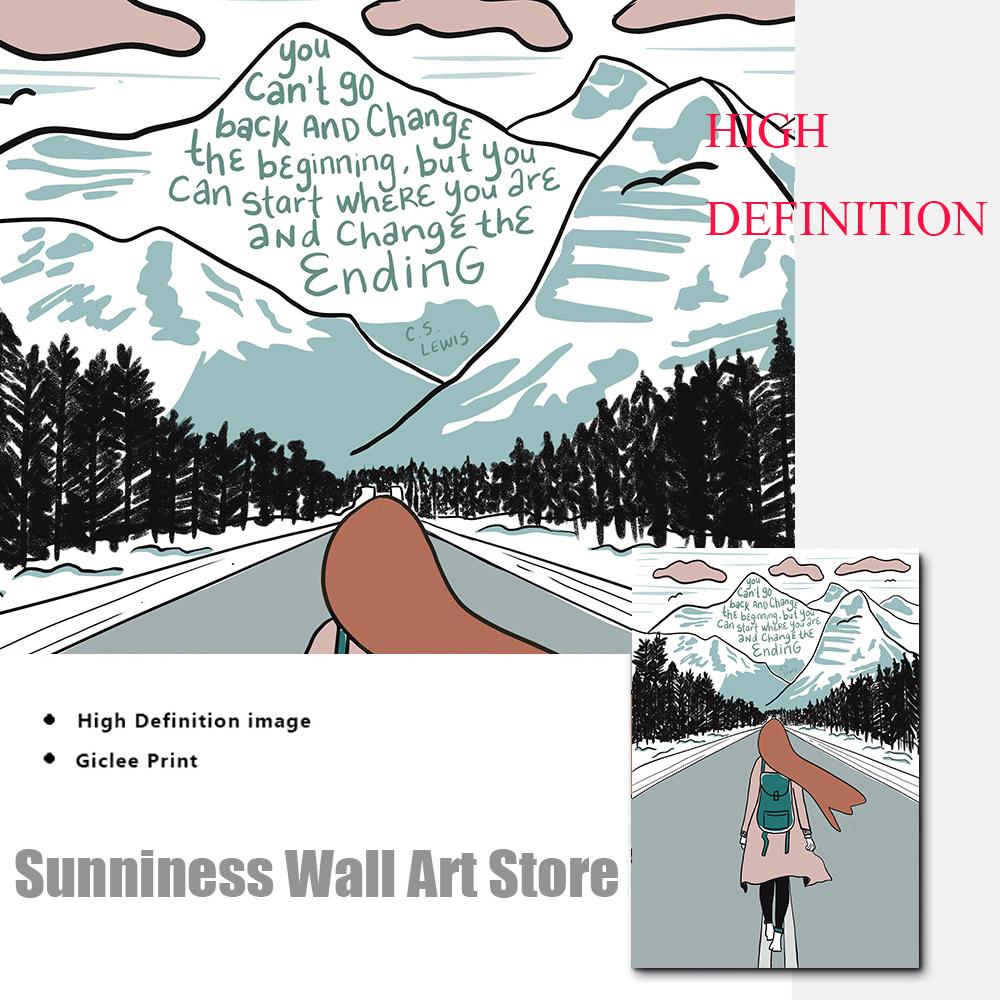 Библейский стих Вдохновляющие цитаты Плакат Пляж Прибой Океан Картина Печать на холсте Звездное небо Вера Картины Гостиная Домашний декор