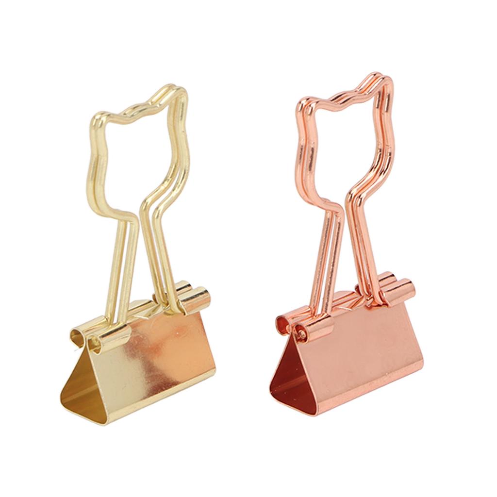 100 шт. зажимов для кошек для студентов, 2 цвета, сильная зажимная сила, нержавеющий металлический офисный зажим