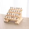 Modern Wood Rings Display Holder Multi-layer Bangle Storage Tray Cone Ring Display Stand  Shop