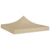 Tent Roof - vidaXL - 3x3 M - Beige - 600D Oxford Fabric - UV and Water Resistant