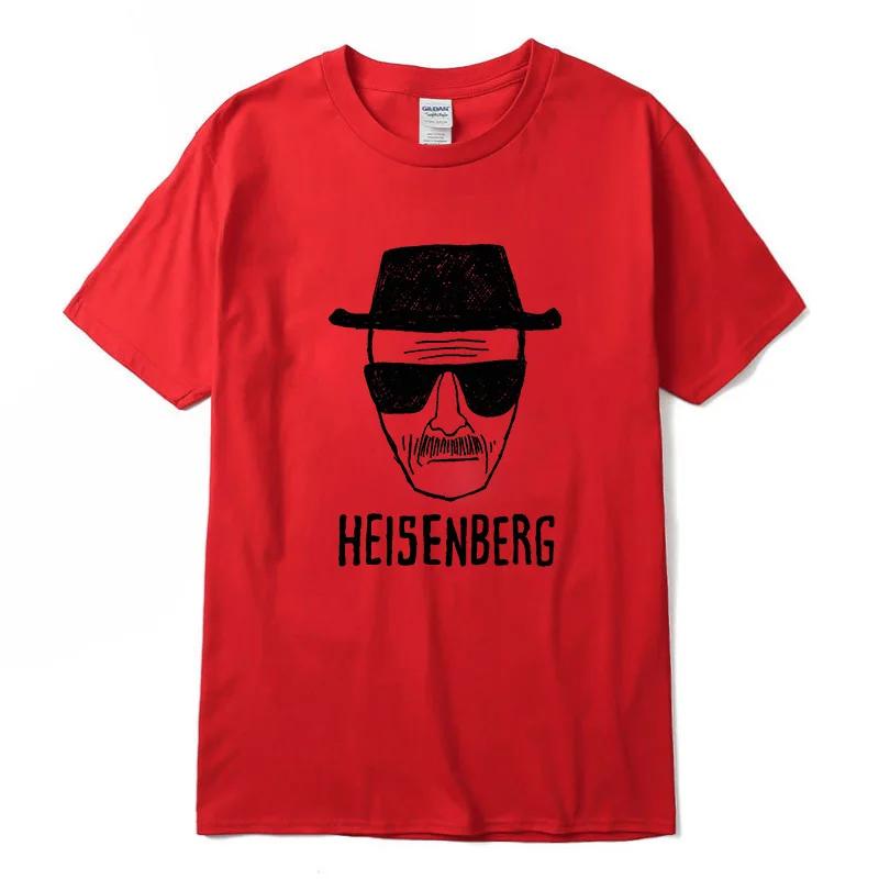 Unisex Fashion Casual Top Quality Short Sleeve Cotton Blend Loose Heisenberg Printedtshirt Casual Unisexs Tshirt Cool Summer Unisex Tops