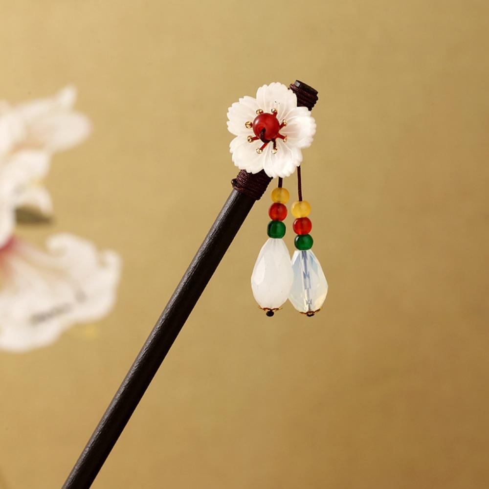 Handmade Wooden Hairpin Chinese Style Party Hair Bun Decorative Hair Chopsticks for Hanfu