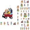 Cute Acrylic Cartoon Car Hanging Decoration Perfect Birthday Gift For Kids Home Decor