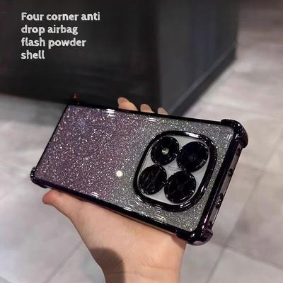 Для OPPO A76 A74 A60 A58 A58X A57E A57S A57 A56 A55 A54S A54 4G 5G Чехол для телефона Гальваническое покрытие Градиент Блестящий Глиттер Роскошная Задняя крышка