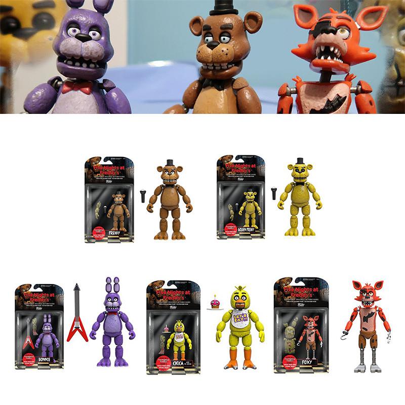 Fnaf Funko Пять Ночей с Фредди Подвижная Фигурка Золотой Фредди для Детей