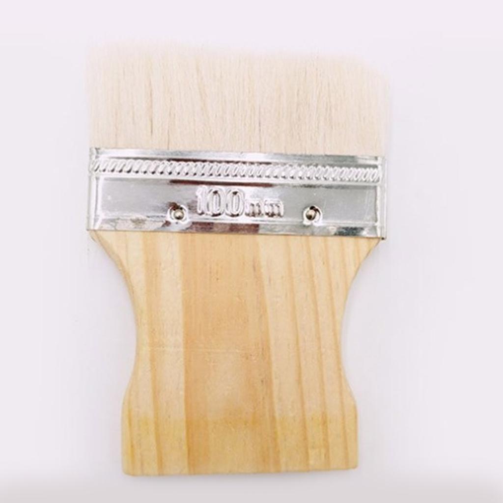 Профессиональные 3/4/5-дюймовые большие кисти для рисования, универсальный набор плоских кистей для рисования, шерстяная щетина для гладкого нанесения