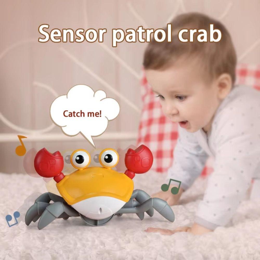 Flat Ground Escape Dancing Crab Toy Light&Music Crab Interactive Toy Children's Toy