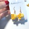 Funny Women Popcorn Food Dangle Ear Clip Hook Earrings Party Club Jewelry Gift