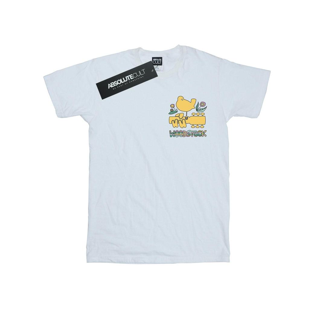 Woodstock Mens Breast Logo T-Shirt