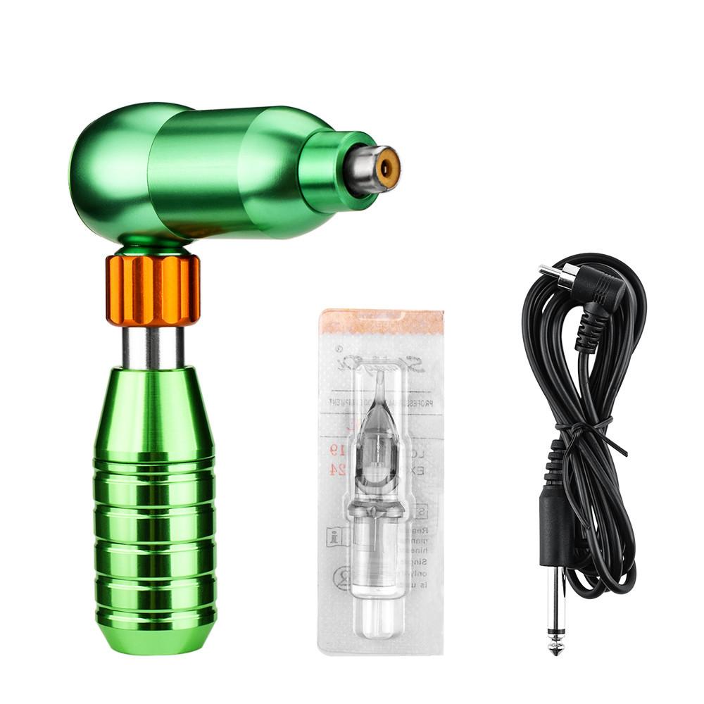 1pc Tattoo L Shape Machine Tattoo Motor Hybrid Tattoo Pen Professional Rotary Tattoo Machine with Cord Black