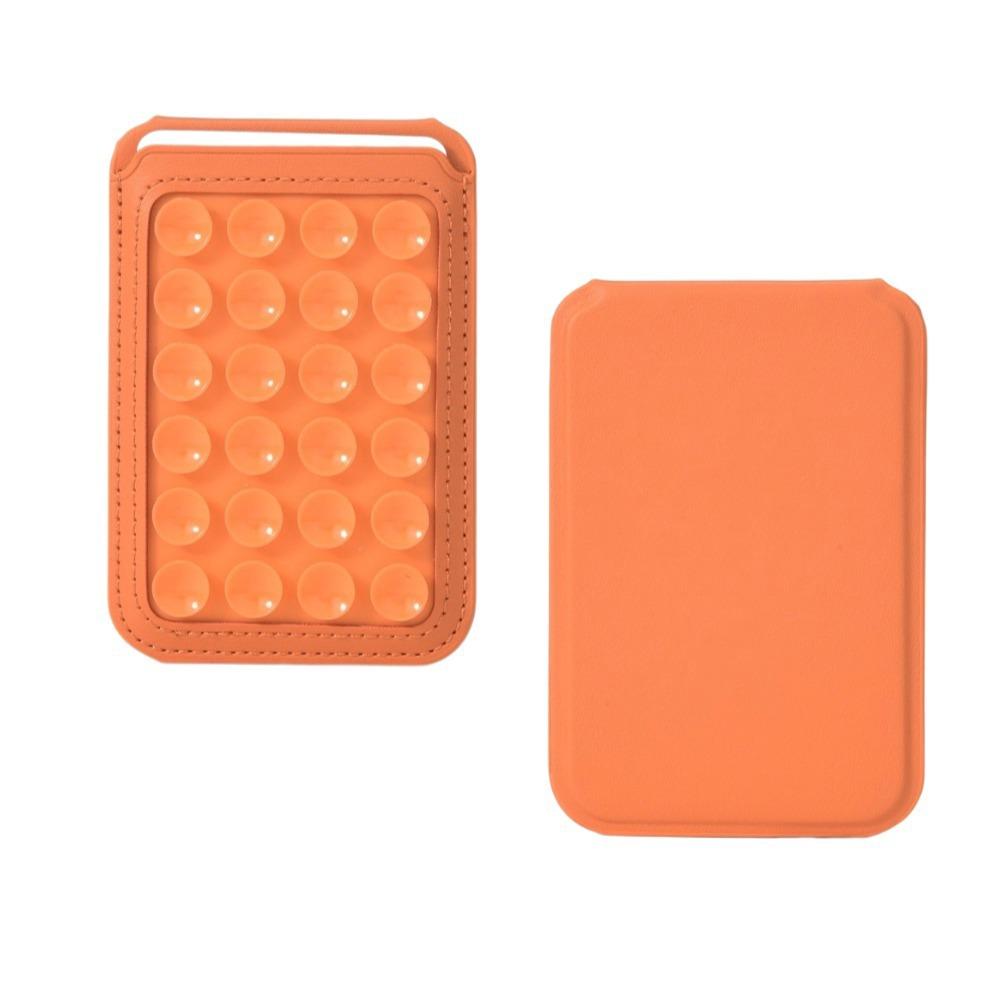 For Magsafe Magnetic Card Holder Strong Adsorption Leather Phone Stand Anti-theft Foldable for iPhone 17 16 15 14 13 ProMax