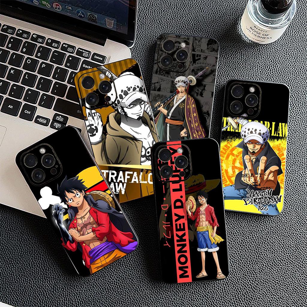 for Motorola Moto G55 G45 G75 G85 G35 Edge 50 30 Fusion 40 NEO Ultra Pro Phone Cover Case Trafalgar D Water Law Luffy One Pieces