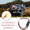2023 2 шт. 10 Вт мотоциклетная светодиодная мигалка, индикатор указателя поворота, резисторный адаптер, универсальный адаптер для мотоцикла, скутера, квадроцикла, бездорожья