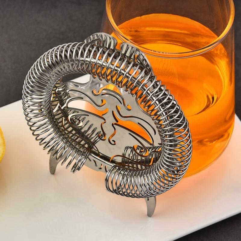 Стрейнер для коктейлей Hawthorne Strainer с призраком / Звездолетом Нержавеющая сталь Аксессуары для коктейлей