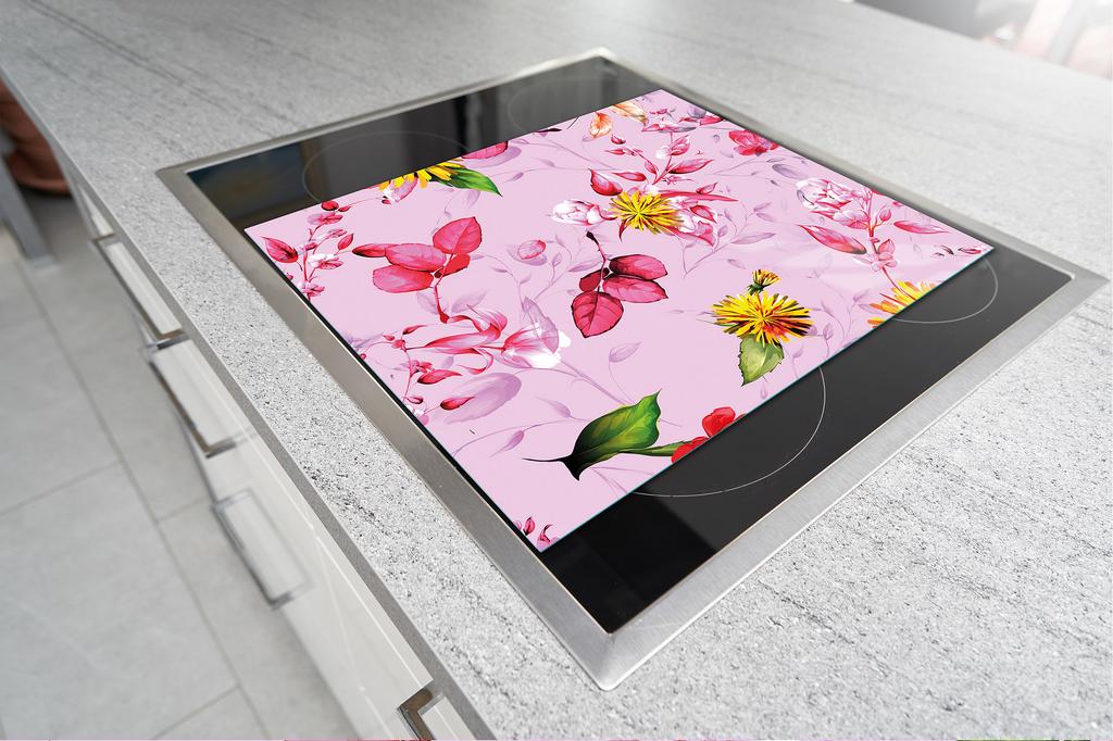 GLASS CUTTING BOARD 45x52 Flower