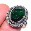 Хромдиопсид Ручной работы Ювелирное изделие из стерлингового серебра 925 пробы Кольцо Размер 8 I1z11