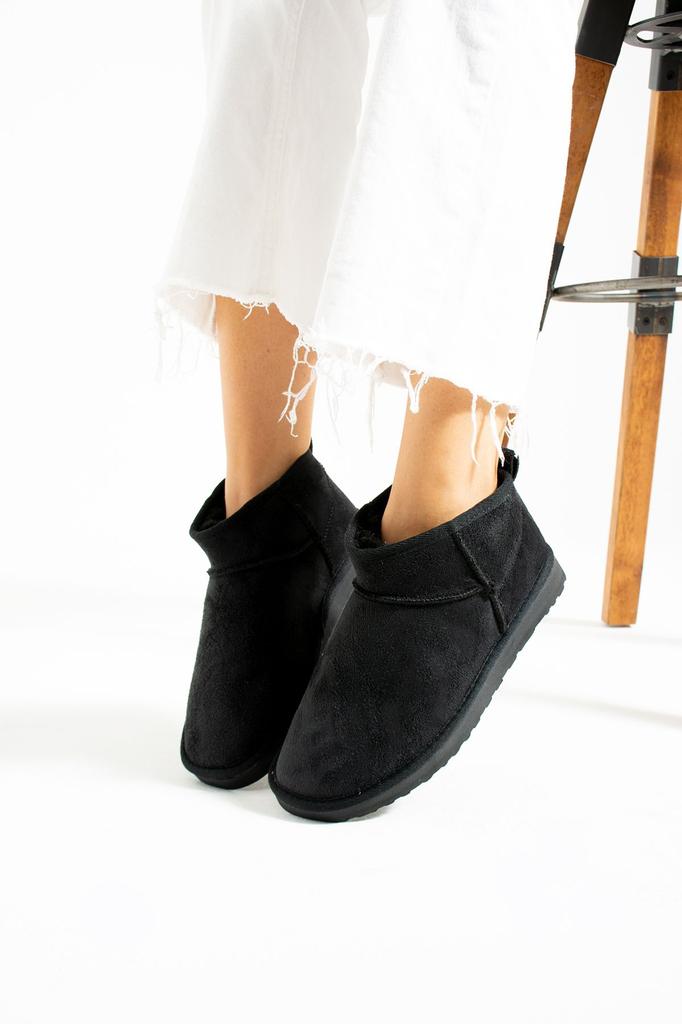 Men's Fashion Suede Flat Heeled Boots Bootie Ultra Mini Tan Suede Ankle Boots with Hairy Inside Flat Sole Shoes