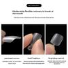 Matte Short Square Press-On Toenails 260Pcs Full Set Natural Fake Toenail Tips for Beginners DIY Nail Art