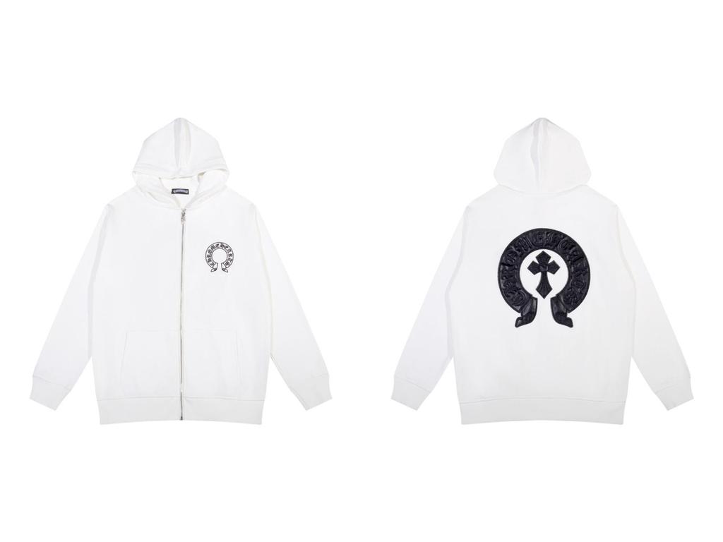 Худи с вышивкой Крест Подкова для мужчин и женщин - Осенняя одежда