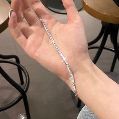 Корейский стиль изысканный Fritillaria Snake Bone открытие регулируемый браслет простой полный бриллиантовый браслет для женщин ювелирные изделия