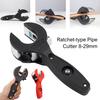 1pc Ratchet Tube Pipe Cutter For Cutting 8-29mm Stainless Steel Copper Aluminium Ratchet Scissors Hose Cutting Hand Tools