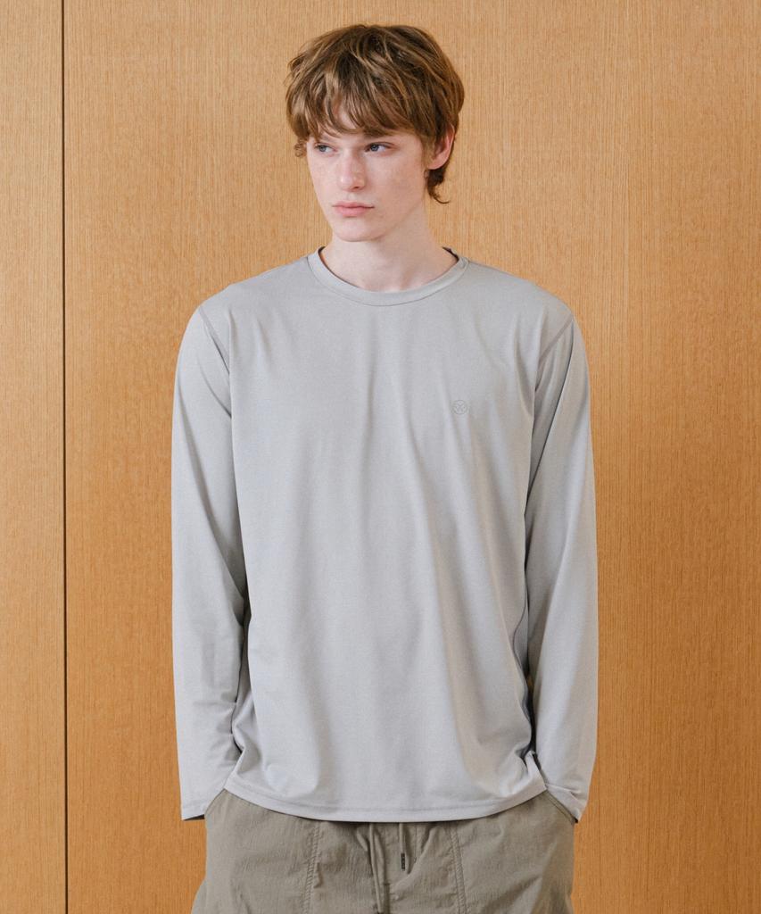HELEMENT Edge Pocket Long Sleeve T-Shirt (Dove)