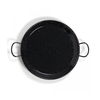 Плато à paëlla - LA VALENCIANA - 60 см - Acier poli - Émaillé - Noir