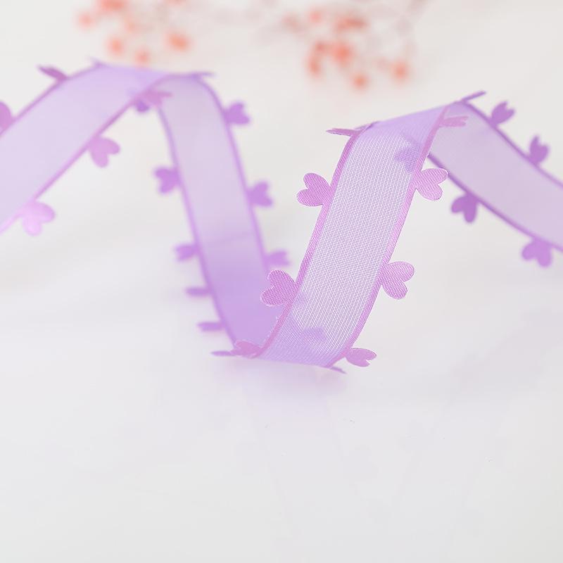 2,5 см Новая подарочная коробка с лентой ко Дню святого Валентина «Любовь», аксессуары ручной работы, лента 3,8 см, сложенный бант, бант из ленты, цветок ручной работы