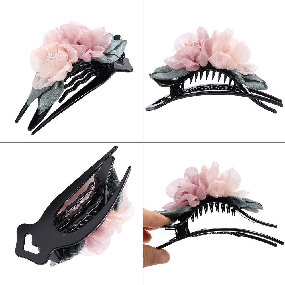 Укладка волос Аксессуары для волос Женские заколки-автоматы Зажим для волос 'Утиный клюв' Головной убор Женские заколки-крабы для волос