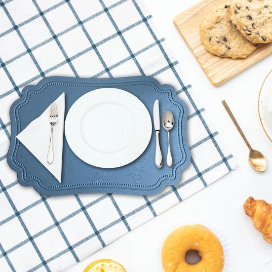 Коврик из искусственной кожи, термостойкий, сушильный коврик для кухни, водонепроницаемый, противоскользящий, настольные коврики, протектор для украшения обеденного стола на кухне