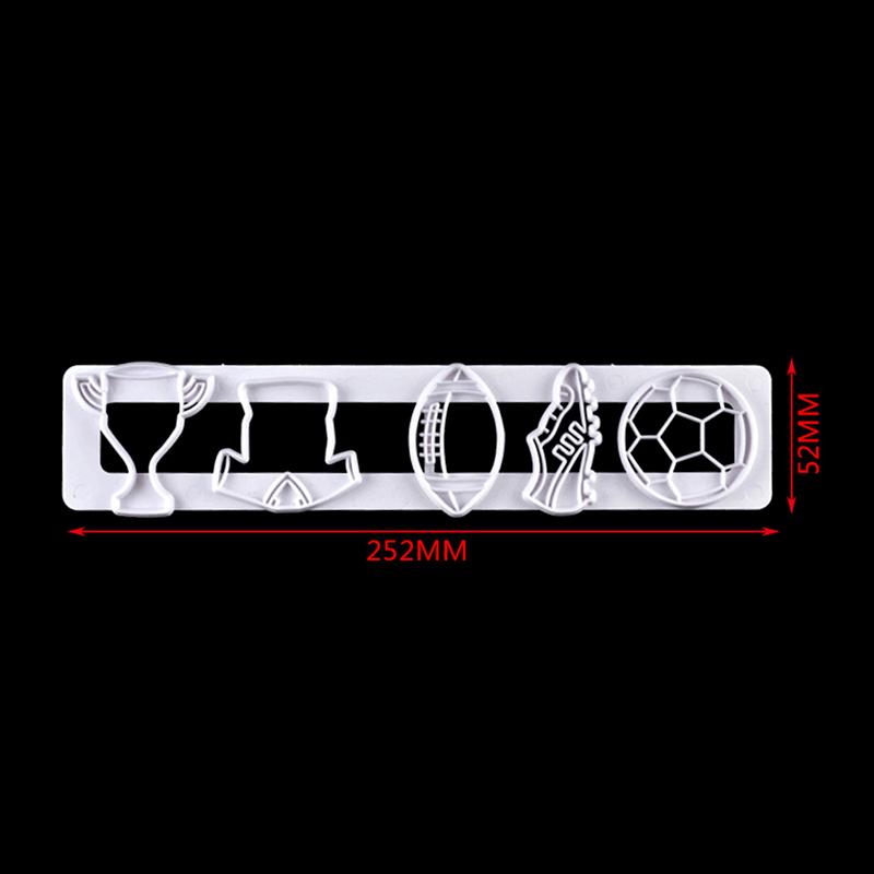 Футбол Спорт Резка Ремесло Печенье Выпечка Бисквит Форма для помадки торт