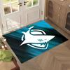 Cronulla Sutherland Sharks (1) Office Rug Elegant Floor Rug for Office Living Room Bedroom and Indoor Home Spaces