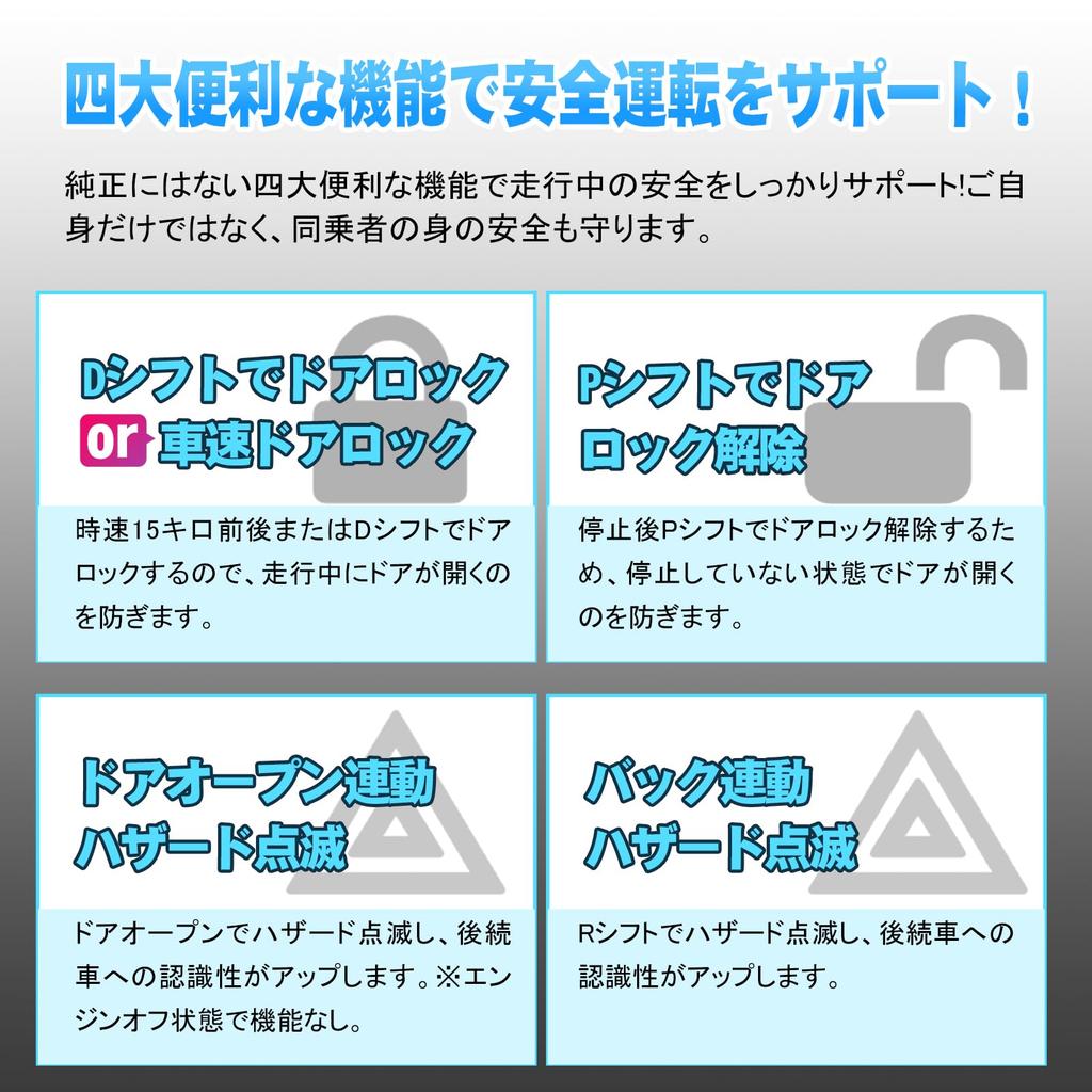 TELLIKA Door Lock Kit for Toyota Voxy MXPK Yaris Sienta and Prius Speed-Linked Noah, (90 Series), Aqua, (10 Series), Cross, (10 Series), (60 Series).