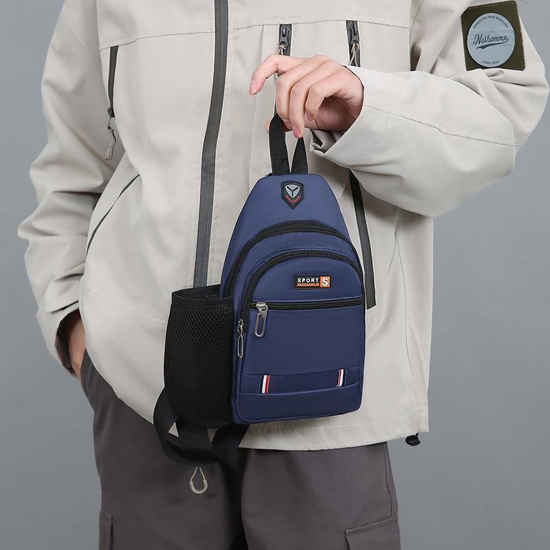 Нагрудная сумка для мужчин, деловая, для поездок на работу, большая вместительная сумка через плечо, многофункциональная спортивная сумка через плечо