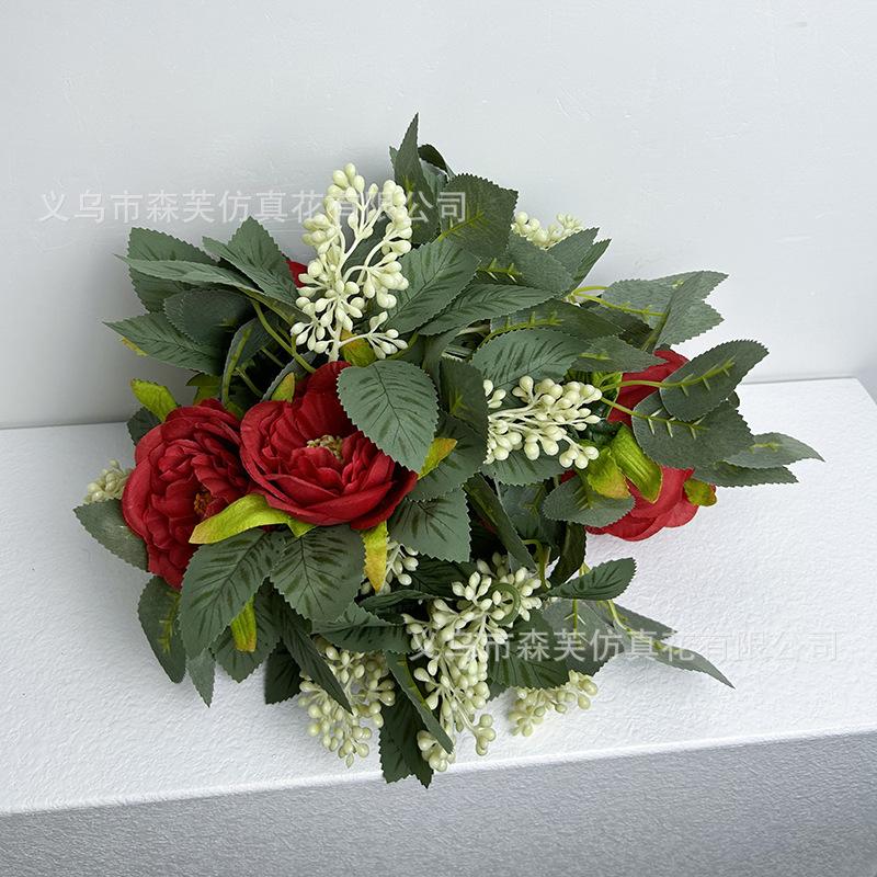 Искусственная цветочная лоза Лоза из зеленых растений Пластиковый шелковый цветок Украшение для труб кондиционера Настенная лоза