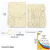 Wooden DIY Basketball Hoop for Science Experiments: Educational Physics Kit for Children